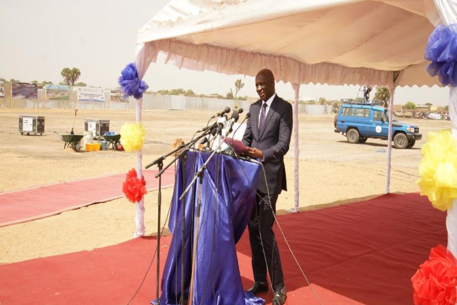 Le Représentant résident a.i. du PNUD au Tchad. M. Yahya Ba.